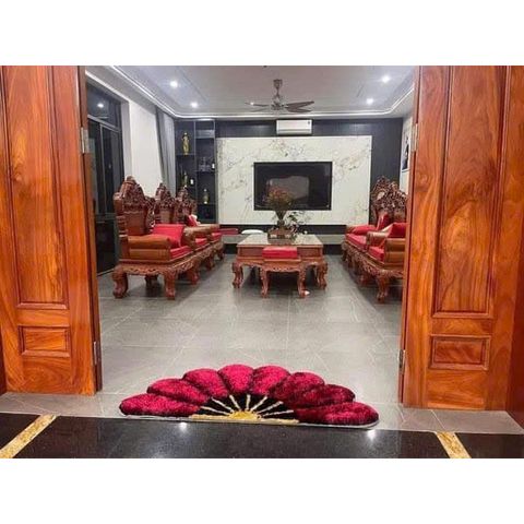 Thảm lông quạt sang xịn độc đáo, hiện đại 736523