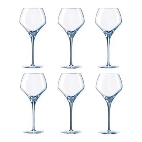 Bộ 6 ly rượu thủy tinh LUMINARC C&S Open Up 550ml - U1013