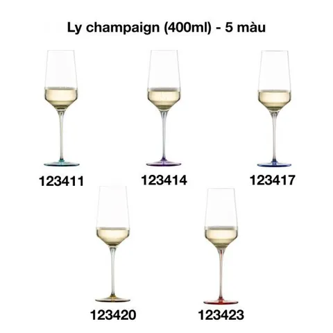 Ly Rượu Champagne Pha Lê Zwiesel Ink 24.9cm 400ml
