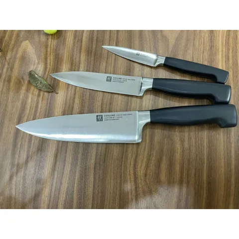 BỘ DAO ZWILING VIER STERNE FOUR STAR TỰ MÀI SET 4 ĐỐC MÀU ĐEN