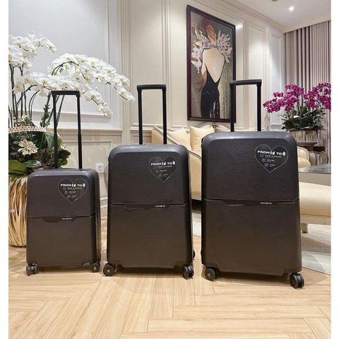 Valy kéo Samsonite Magnum ECO - Made in EU - Khoá ngoàm size 20