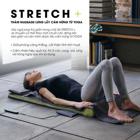 Đệm massage body công nghệ khí nén Shiatsu 3D Homedics TYM-1250