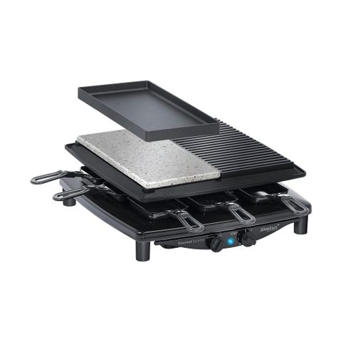 Bếp nướng điện 2 vùng STEBA RC 4 plus deluxe chrom