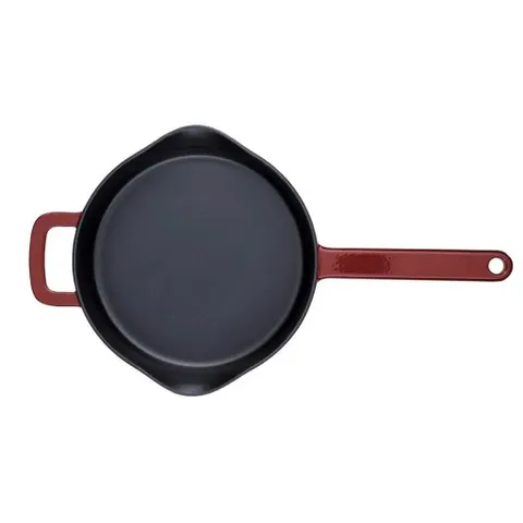 Chảo Gang Fissler Moments 24 cm mầu Đỏ mận