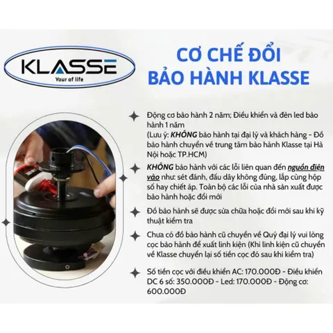 Quạt trần ba cánh Klasse 48KSA 300B – KD