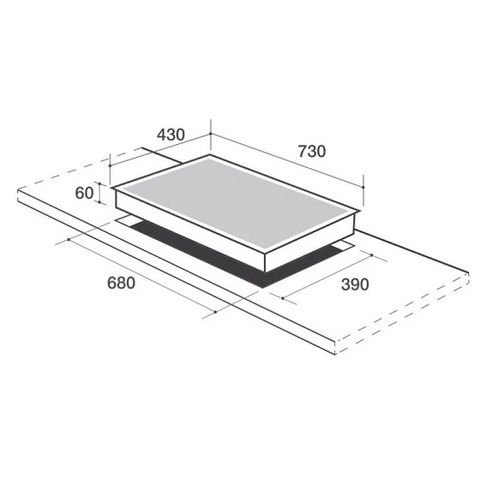 Bếp từ đôi Smaragd ISB266