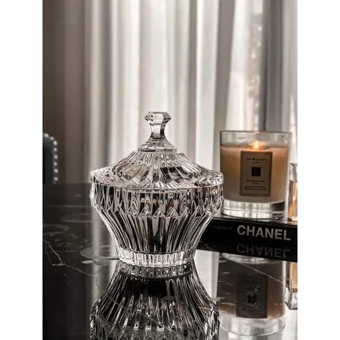 THỐ PHA LÊ ĐỰNG MỨT TẾT ROGASKA 12CM