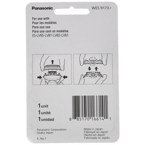 Bộ lưỡi dao thay thế máy cạo râu Panasonic WES9173P, Tương thích với ARC5 5-Blade, ES-LV97-K, ES-LV67-K, ES-LV95-S, ES-L