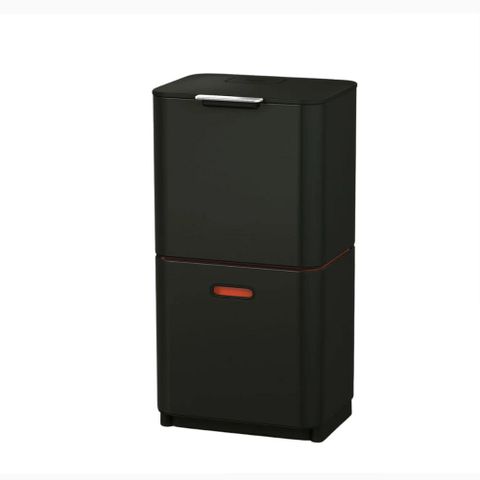 Thùng rác 2 ngăn Joseph Joseph 30106 Totem Max 60L màu đen carbon