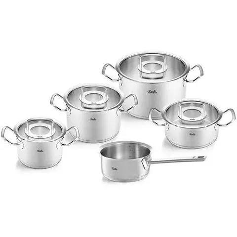 BỘ NỒI FISSLER ORIGINAL-PROFI COLLECTION 4 NỒI 1 QUÁNH 20 cm NẮP KÍNH