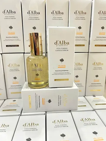 Tinh Chất Serum d'Alba Vita Toning Capsule 50ml - Dưỡng Trắng, Căng Bóng, Ngừa Lão Hóa Da Mọi Loại, Niacinamide & Vitamin C