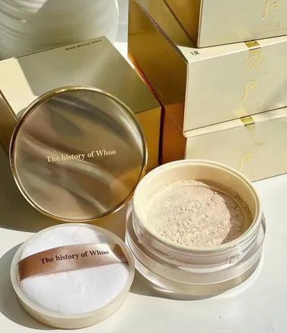 Phấn Phủ Bột WHOO Gongjinhyang Mi Luxury 28g - Kiềm Dầu, Che Phủ Mịn Da, Dưỡng Da Đổng Y, Tạo Hiệu Ứng Căng Mịn, Phù Hợp Mọi Loại Da 737244