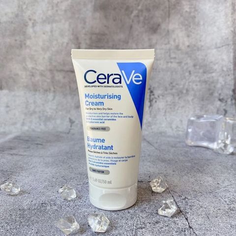 Kem Dưỡng Ẩm CeraVe Dành Cho Da Khô 50ml - Giải Pháp Chăm Sóc Da Khô Mịn Màng, Hấp Thụ Nhanh, Làm Da Tươi Trẻ