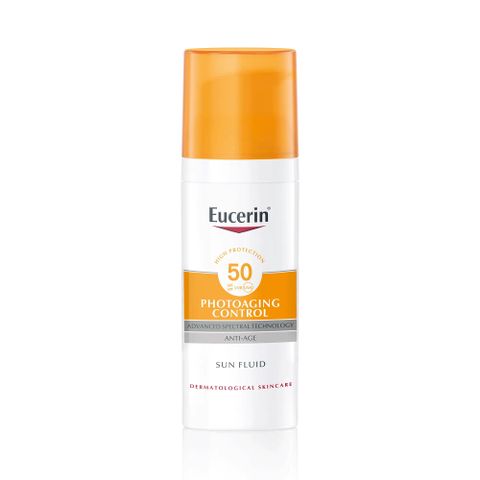 Eucerin Kem Chống Nắng Ngừa Lão Hóa Bảo Vệ Da Trước Tác Hại Tia UV Sun Fluid Photoaging Control SPF50+ 50ml