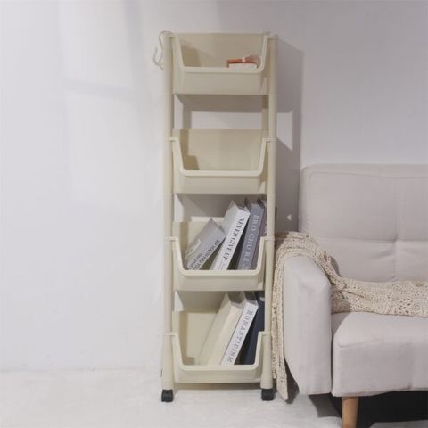 Kệ sách 4 tầng bánh xe (TH301)