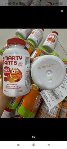 Kẹo dẻo Smarty Pants Vitamin tổng hợp của mỹ 180viên