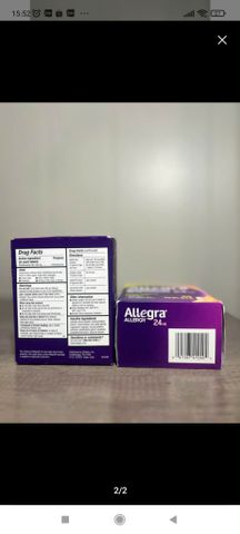 Viên chống dị ứng cho người lớn Allegra Adult 24 Hour Allergy 180mg 90 vien Allegra Allergy