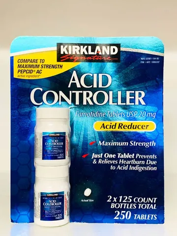 Viên uống kiểm soát Axit dạ dày Kirkland Signature Acid Controller 20mg 2×125 viên