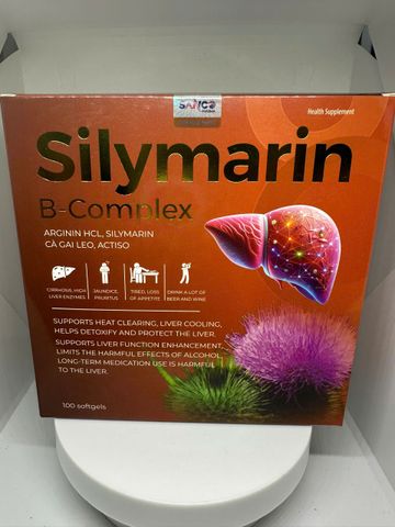 Silymarin B-complex - Thanh nhiệt, giải độc, mát gan, tăng cường chức năng gan (H/100 viên)