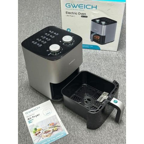 Nồi Chiên Không Dầu Gweich GMA-45M01 Dung Tích 4.5L - Chiên Hấp Đa Năng 2 Trong 1 Nấu Nướng Kiểu Mỹ