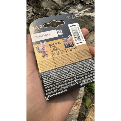 Vỉ 2 Viên Pin Tiểu AA Duracell Plus 1.5V Dung Lượng Cao, Pin Alkaline Không Chảy Nước HSD 2033