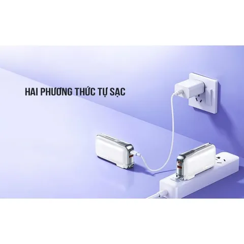 Củ Sạc Kiêm Pin Dự Phòng Remax RPP-532 Dung Lượng 10.000mAh Sạc Nhanh 22.5W PD