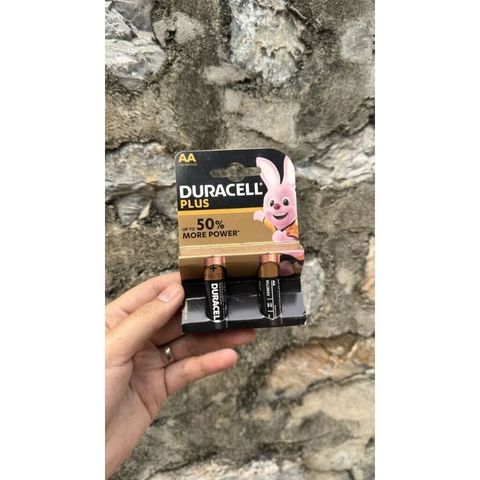 Vỉ 2 Viên Pin Tiểu AA Duracell Plus 1.5V Dung Lượng Cao, Pin Alkaline Không Chảy Nước HSD 2033