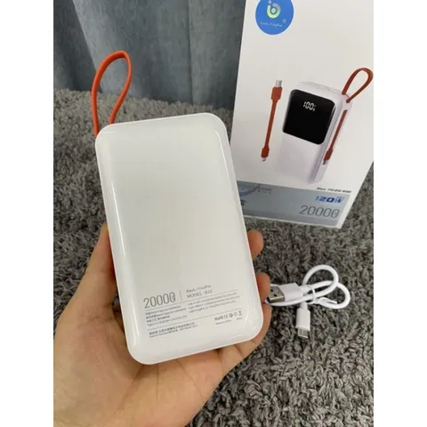 Pin Sạc Dự Phòng 20.000mAh Sạc Nhanh PD 22.5W BaoLiYouPin B10/ Max2 MKC20 Liền Dây Type C + Lightning