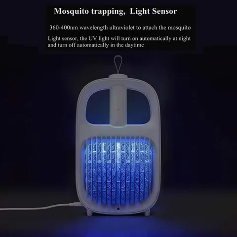 Đèn Bắt Muỗi UV Kiêm Vợt Diệt Muỗi Yeelight YLGJ04YI - Thiết Kế 2 Trong 1 Chế Độ Tự Động