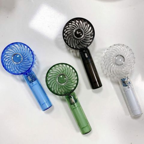 Quạt Tích Điện Cầm Tay Trong Suốt Remax RS-SF01 Thiết Kế Trong Suốt, 3 Mức Độ Gió Hoạt Động Êm Ái