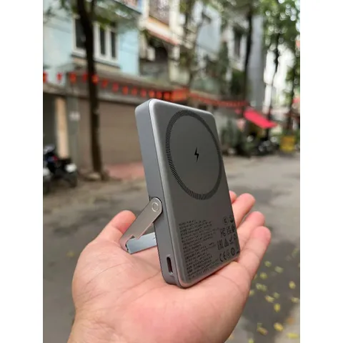 Pin Sạc Dự Phòng Không Dây Từ Tính 10.000mAh Hoco Q36A, Sạc Nam Châm, Sạc Nhanh PD 22.5W Vỏ Kim Loại