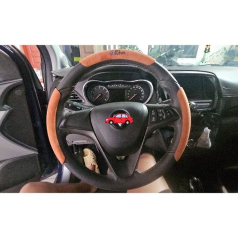 Bọc Vô Lăng JOY TUTUS 3 Mảnh Chất Liệu Alcantara Kết Hợp Vân Carbon Segment Steering Wheel Cover