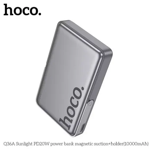 Pin Sạc Dự Phòng Không Dây Từ Tính 10.000mAh Hoco Q36A, Sạc Nam Châm, Sạc Nhanh PD 22.5W Vỏ Kim Loại