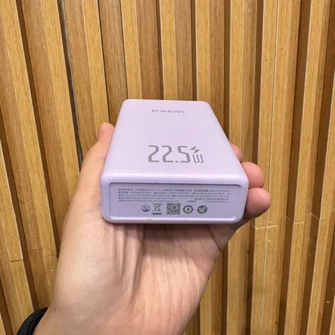 Pin Sạc Dự Phòng Romoss 20.000mAh - Sạc Nhanh 22.5W PD/QC/SCP/FCP, Sạc Vào Cổng C & L, Sạc Được iP 16