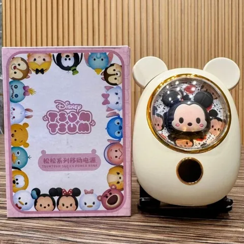 Pin Sạc Dự Phòng 10000mAh Sạc Nhanh PD 20W Disney Tsum Liền Cáp, Chuẩn PPS/PD/QC, Sạc Được iP 16