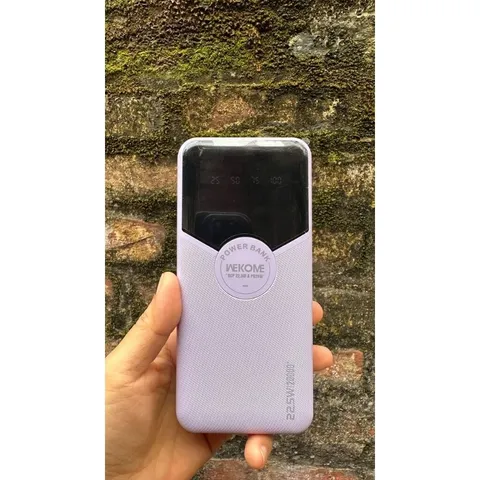 Pin Sạc Dự Phòng Wekome WP-59 Dung Lượng 10000/ 20000mAh PD 22.5W Liền Cáp iPh + Type C Màn Hình Led 737338