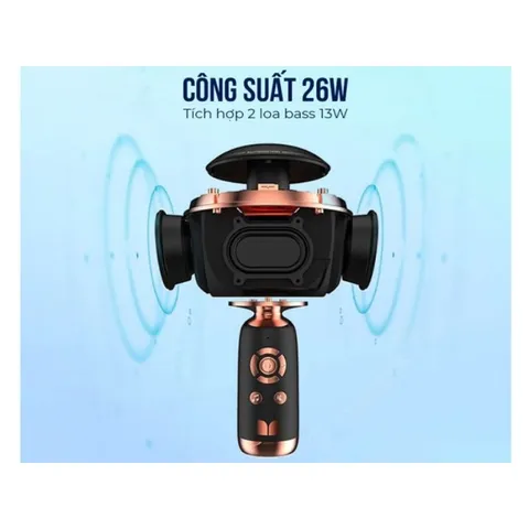 Micro Karaoke kèm Loa hãng Monster M97 ( Mỹ ), 26W, Bluetooth 5.0 , TWS kết nối 2 mic 737341