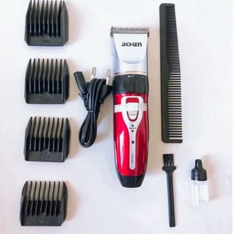 Tông Đơ Hớt Tóc Jichen Không Dây - Máy Cắt Tóc Chuyên Nghiệp Chuẩn Salon Kèm Phụ Kiện An Toàn Tại Nhà