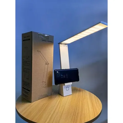 Đèn Bàn Chống Cận Midea - Đèn Led Bảo Vệ Mắt 3 Chế Độ Màu 3 Mức Sáng, Tích Hợp Pin, Có Giá Đỡ Điện Thoại