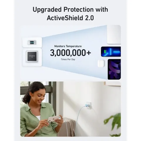 Củ sạc nhanh 30W Anker 511 Nano 3 - A2147 PiQ 3.0 hỗ trợ PD/PPS/QC Công Nghệ GaN, Nhỏ Gọn, An Toàn Và Hiệu Quả
