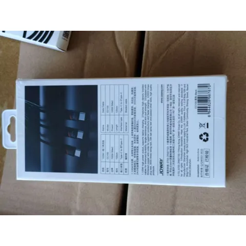 Cáp Sạc Siêu Nhanh 2 Đầu 100W Type-C JOWAY CC100, C to C + C Chuẩn PD Dài 1,2m Dây Dù Bện Nylon