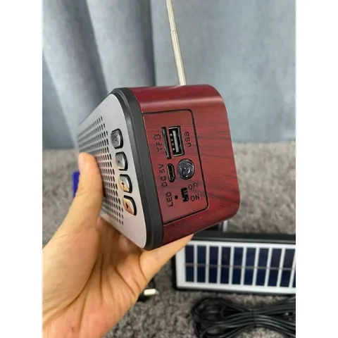 Loa Bluetooth NNS NS-8163S/8161S-S Có Đài FM , TWS, Cổng USB + Thẻ Nhớ TF, 2 Panel Năng Lượng Mặt Trời