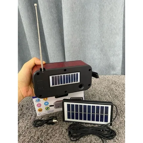 Loa Bluetooth NNS NS-8163S/8161S-S Có Đài FM , TWS, Cổng USB + Thẻ Nhớ TF, 2 Panel Năng Lượng Mặt Trời