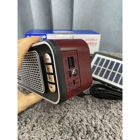 Loa Bluetooth NNS NS-8163S/8161S-S Có Đài FM , TWS, Cổng USB + Thẻ Nhớ TF, 2 Panel Năng Lượng Mặt Trời