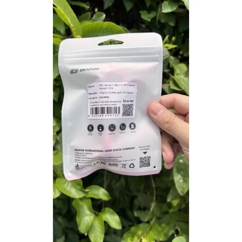 Cáp Sạc 3 Đầu Chính Hãng Drapow CX04 - Sạc Được Mọi Loại Smartphone Siêu Tiện Lợi 737382