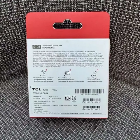 Tai Nghe Bluetooth TCL MOVEAUDIO S108 - Bluetooth 5.0, Chống Ồn ENC, Kháng Nước IPX4, Pin Lâu