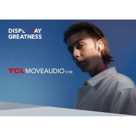 Tai Nghe Bluetooth TCL MOVEAUDIO S108 - Bluetooth 5.0, Chống Ồn ENC, Kháng Nước IPX4, Pin Lâu