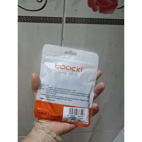 Cáp Sạc Siêu Nhanh Dây Dù C to C Toocki HY03 PD 100W Dài 1m