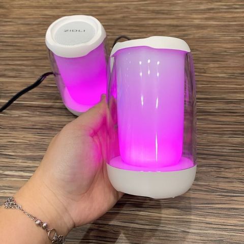 Loa Bluetooth Zidli D81 - Loa Máy Tính Đèn RGB Đổi Màu Theo Nhạc, Âm Thanh HiFi Công Suất 10Wx2, Có Dây AUX