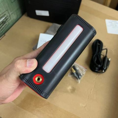 Máy Bơm Hơi Không Dây Lisen - Bơm Điện Oto Công Suất Lớn 120w Bơm Lốp Xe Hơi, Xe Đạp, Xe Máy...